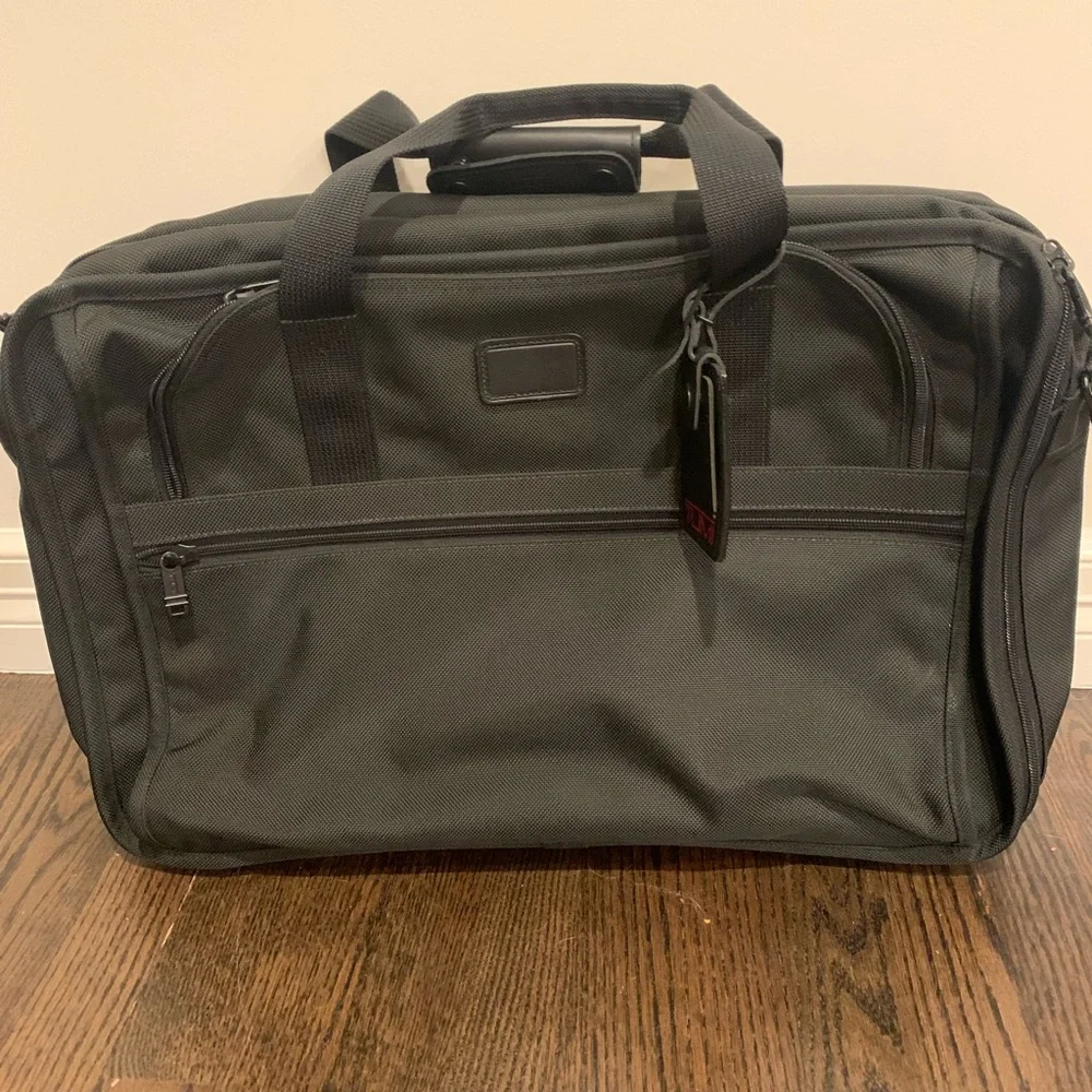 Tumi Black Expandable Bag